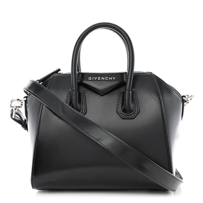 Givenchy Shiny Lord Calfskin Mini Antigona Black 1 of 10