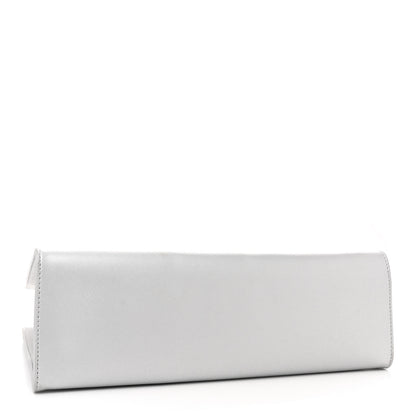 Telfar Metallic Vegan Leather Medium Shopping Bag Silver 4 of 11