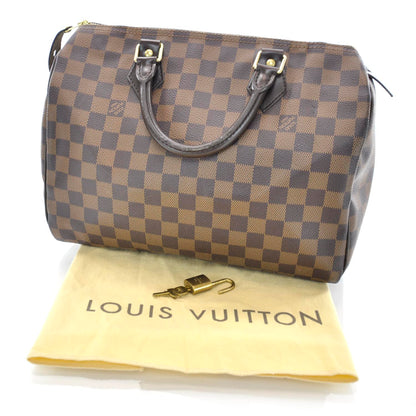Louis Vuitton Damier Ebene Speedy 30 3 of 9