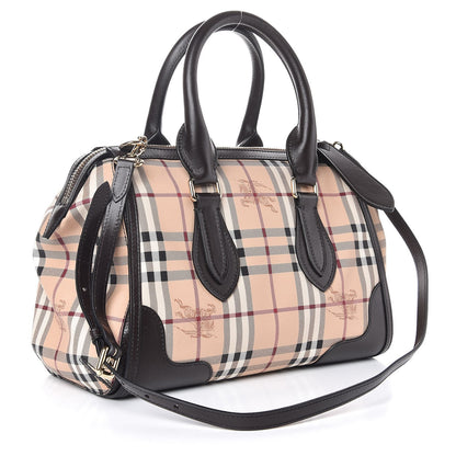 Burberry Haymarket Check Small Gladstone Chocolate 3 of 9