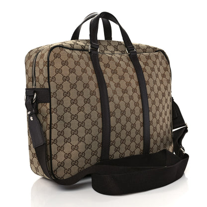 Gucci Monogram Briefcase Dark Brown 3 of 10