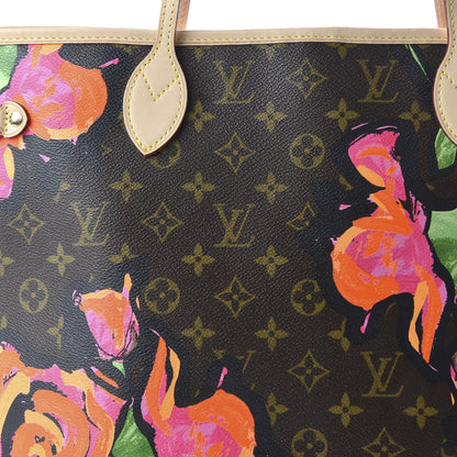 Louis Vuitton Monogram Roses Neverfull MM 10 of 10
