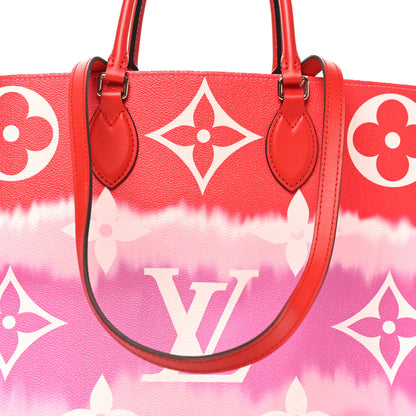 Louis Vuitton Monogram Escale Onthego GM Rouge 7 of 10