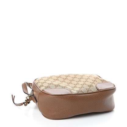 Gucci Monogram Mini Bree Messenger Bag Beige Tabacco 3 of 10