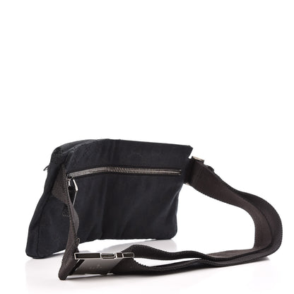Gucci GG Monogram Double Pocket Belt Bag Black 3 of 10