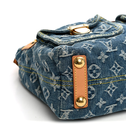 Louis Vuitton Monogram Denim Baggy PM Blue 9 of 12