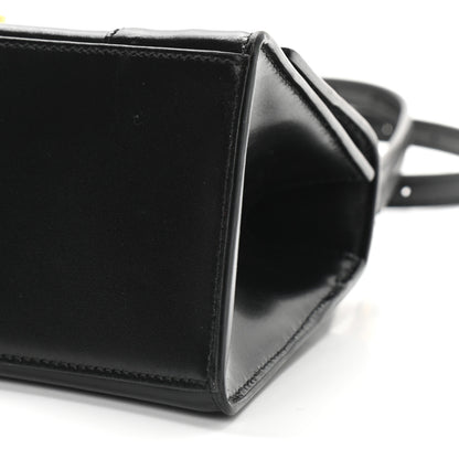 Balenciaga Shiny Box Calfskin Small Hourglass Top Handle Bag Black 8 of 8