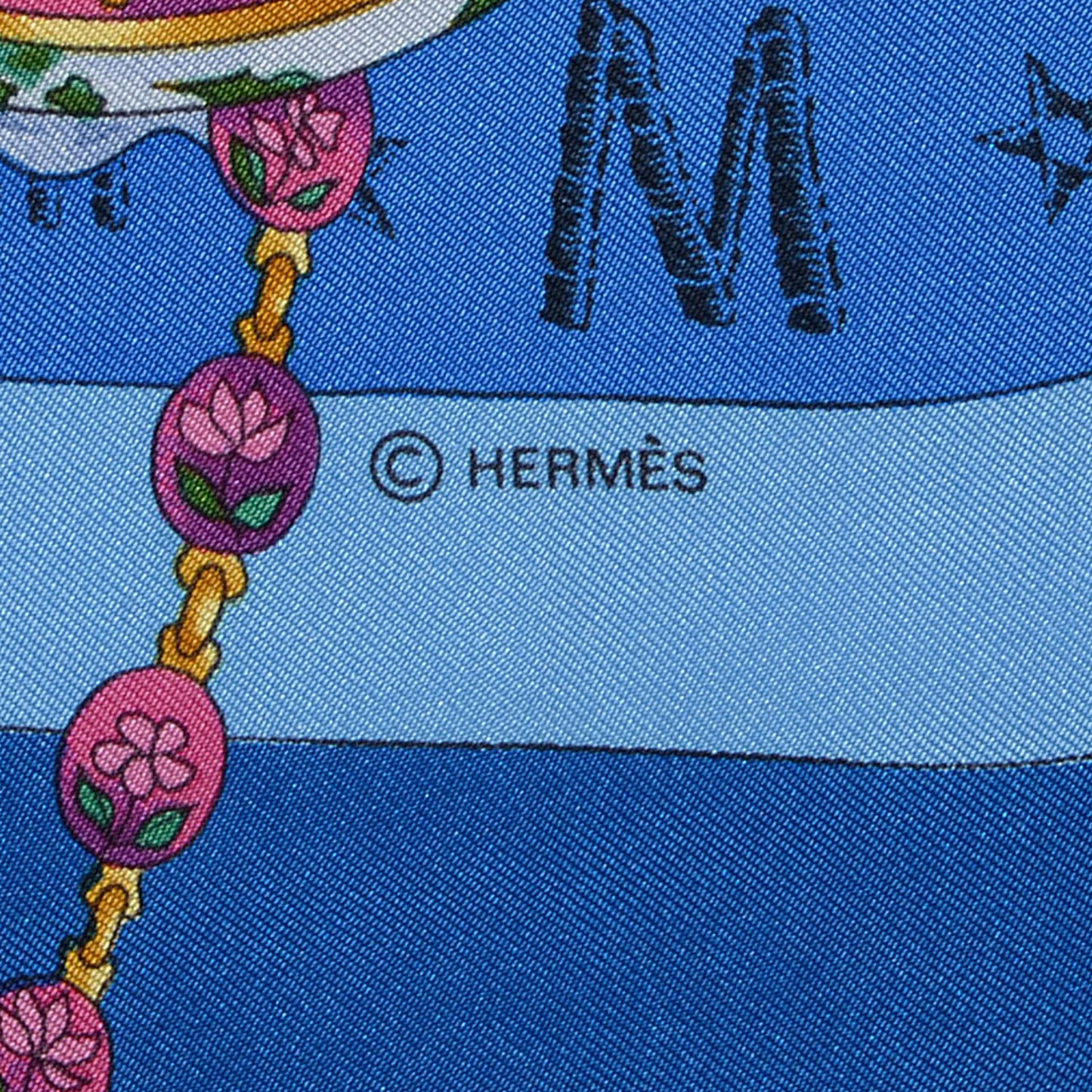 Silk La Ronde des Heures Scarf 90