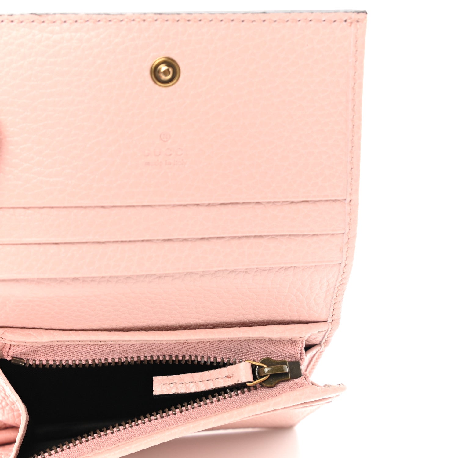 Gucci Cellarius Calfskin Blind for Love Animalier Card Case Perfect Pink 5 of 7