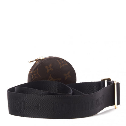Louis Vuitton Nylon Monogram Strap with Coin Purse Black 3 of 7