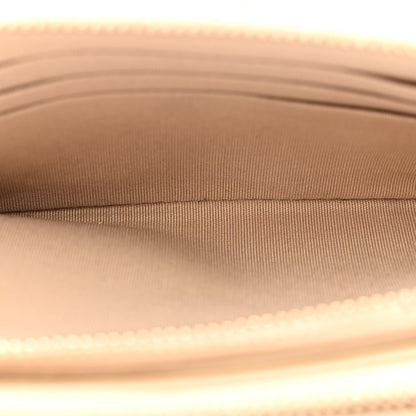 Chanel Iridescent Lambskin Quilted Pearl Clutch With Chain Beige 5 of 14