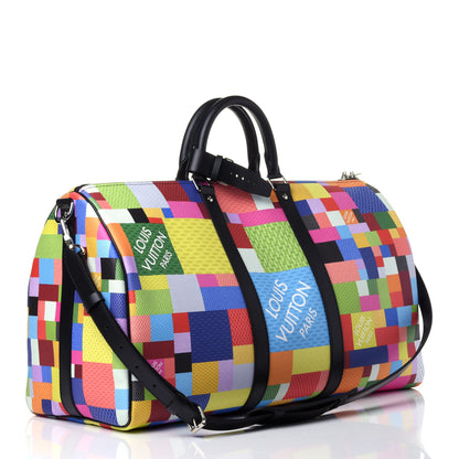 Louis Vuitton Damier Graphite 3D Keepall Bandouliere 50 Multicolor 2 of 4