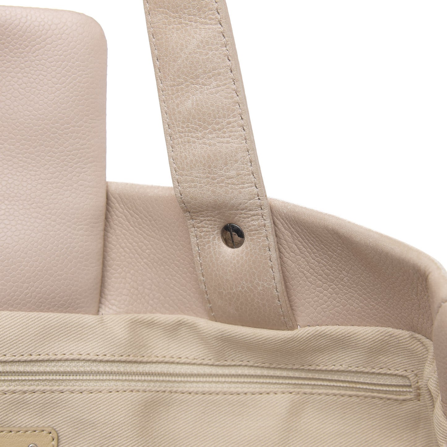 Caviar CC Tote Beige
