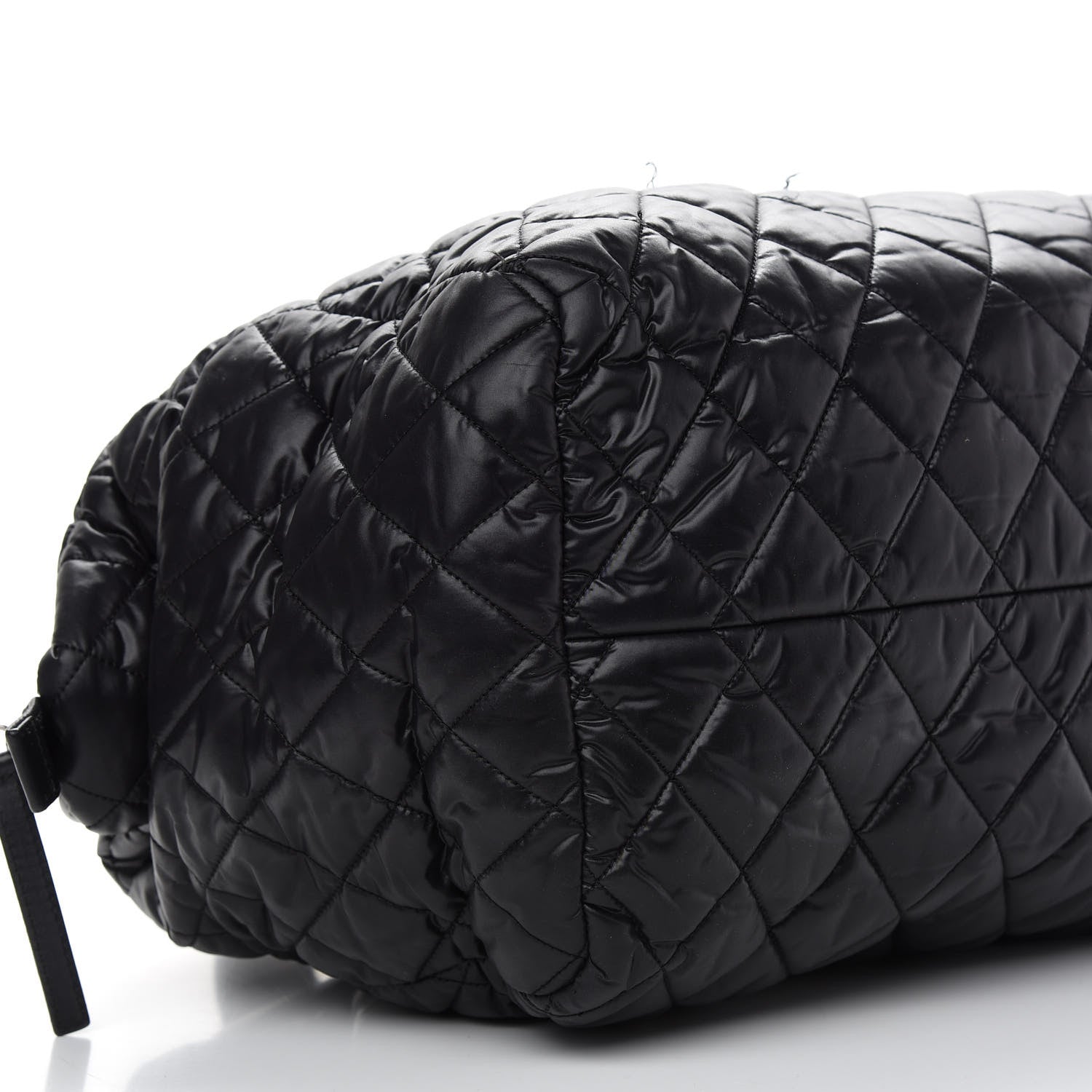 Chanel Nylon Quilted Medium Coco Cocoon Tote Black 11 of 12