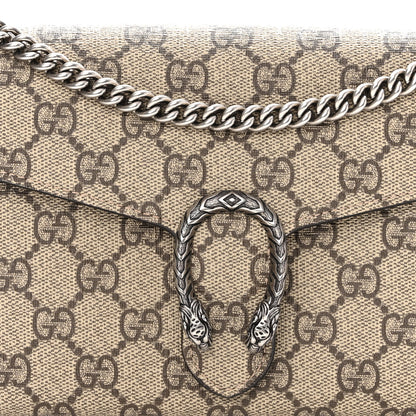 Gucci GG Supreme Monogram Mini Dionysus Chain Wallet Beige Taupe 7 of 9