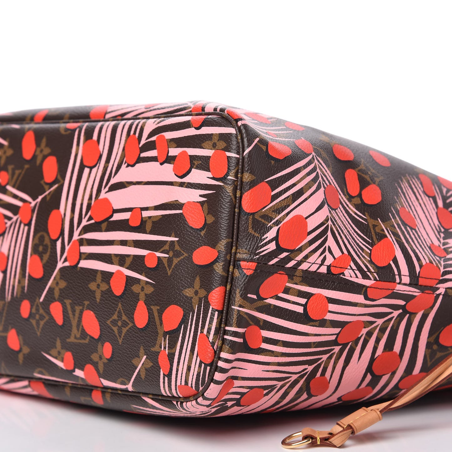 Monogram Jungle Dots Neo Neverfull MM Sugar Pink Poppy