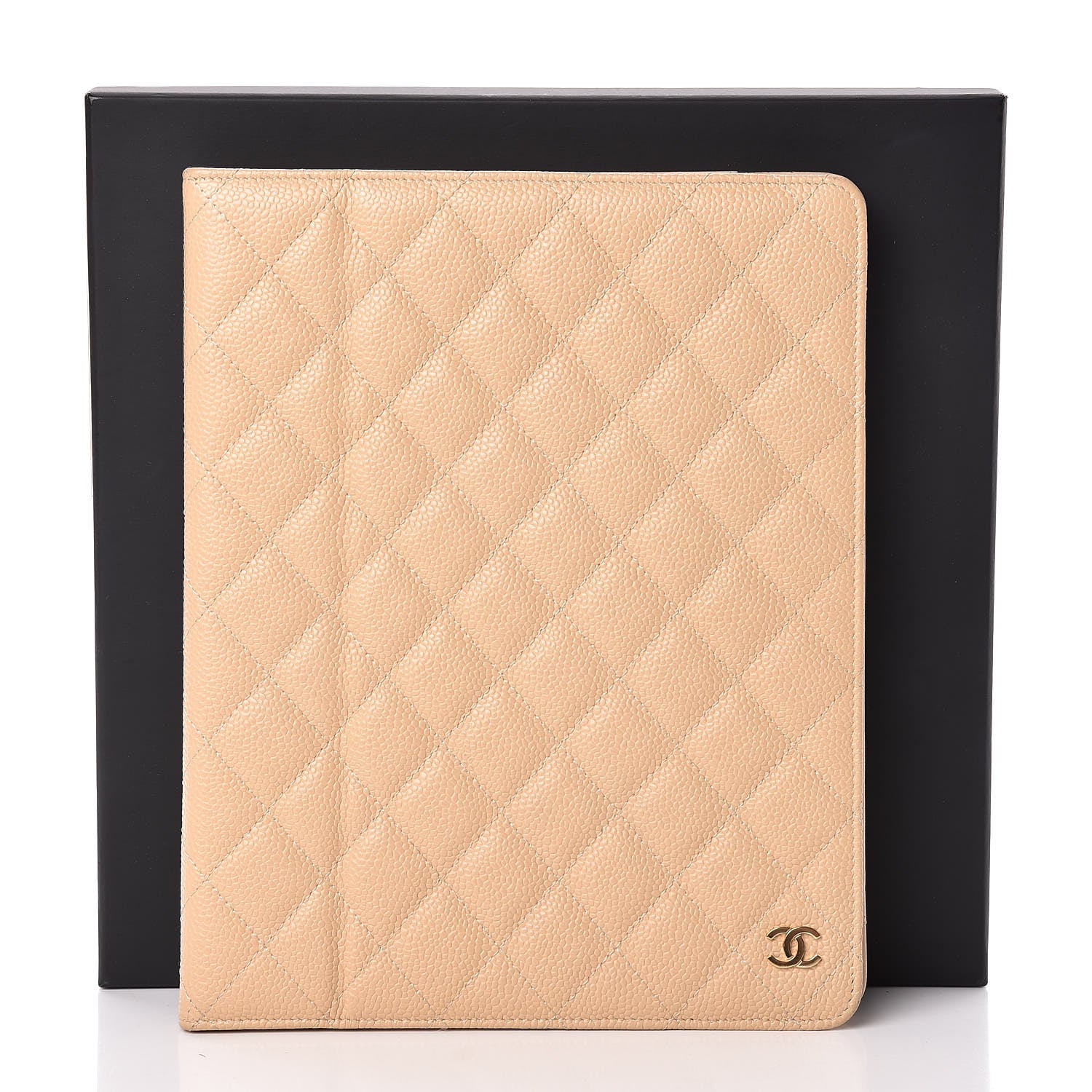 Chanel Caviar Quilted iPad Case Light Beige 13 of 13