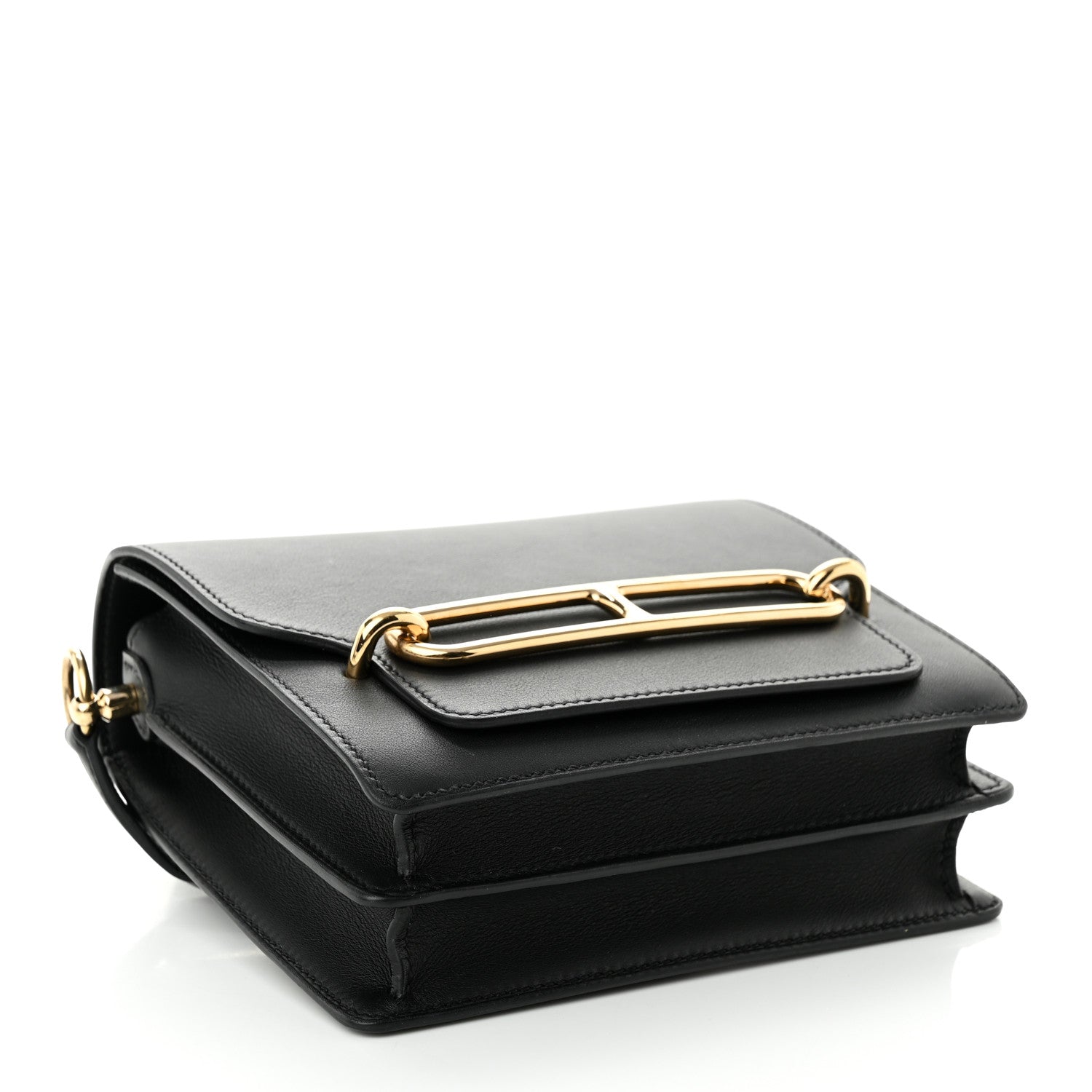 Hermes Swift Mini Sac Roulis Black 4 of 11
