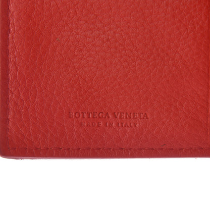 Bottega Veneta Grained Calfskin Continental Snap Wallet Rosso 6 of 13