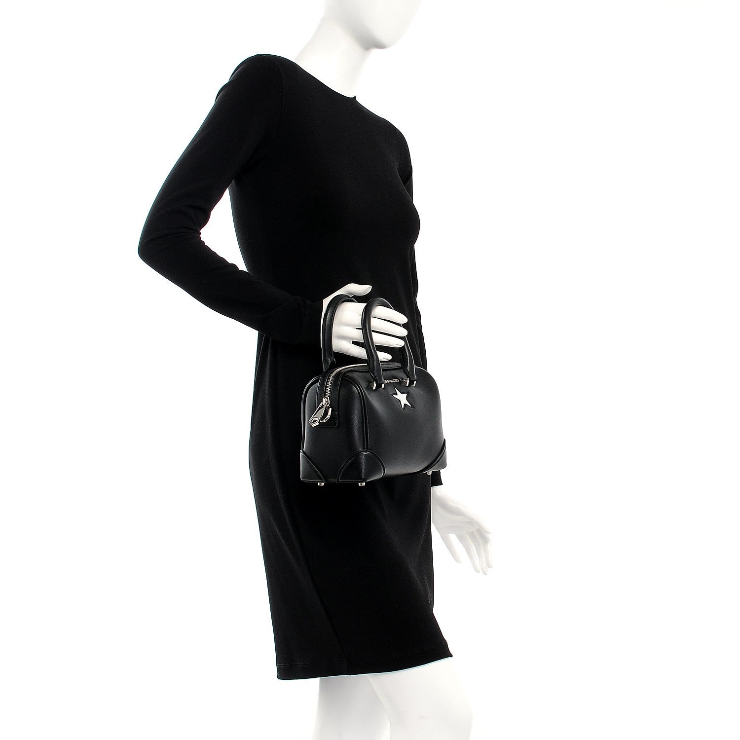 Givenchy Calfskin Star Micro Lucrezia Black Silver 2 of 8