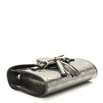 Gucci Shine Guccissima Mini Emily Chain Shoulder Bag Sasso 4 of 9