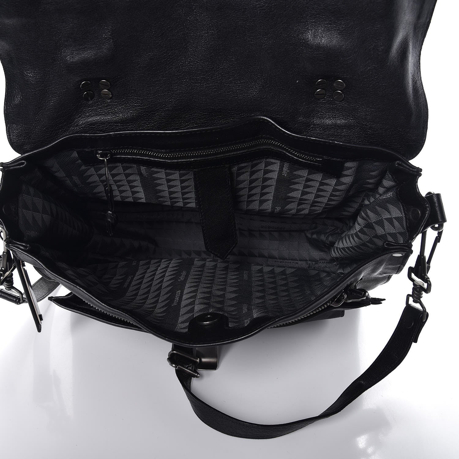 Proenza Schouler Lambskin Medium PS1 Satchel Black 6 of 8