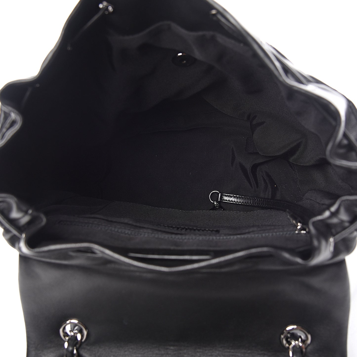 Lambskin Quilted Large Urban Spirit Backpack Black