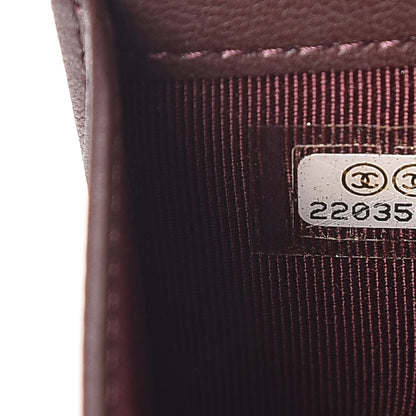 Chanel Aged Calfskin Quilted Reissue 2.55 Yen Wallet Black 8 of 9