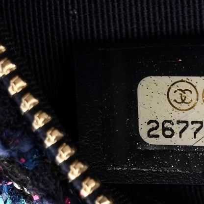 Chanel Tweed Round Clutch With Chain Multicolor 7 of 11