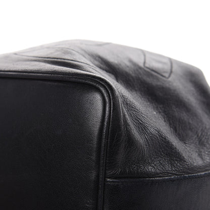 Chanel Lambskin CC Drawstring Shoulder Bag Black 11 of 19