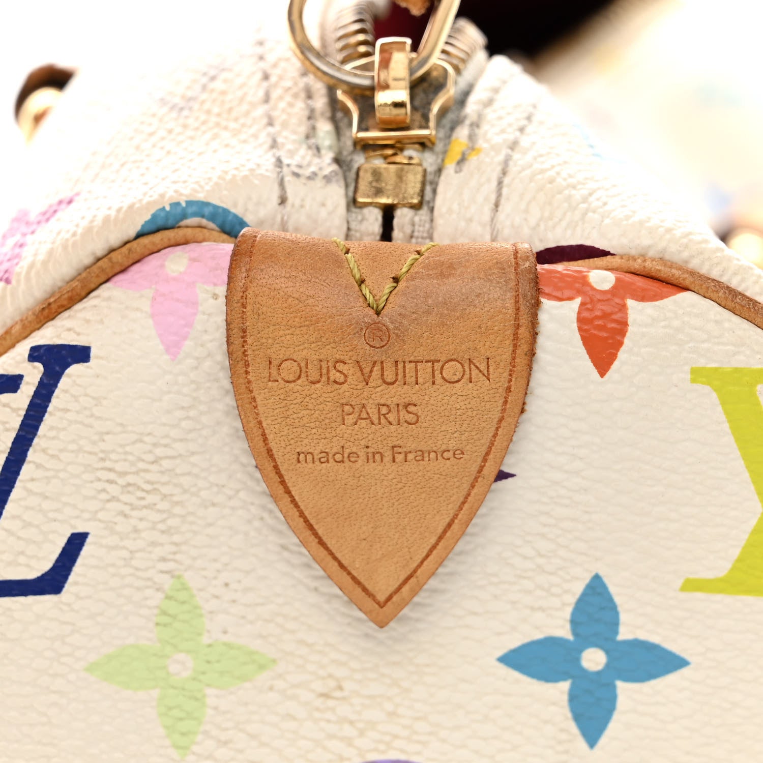 Louis Vuitton Monogram Multicolor Speedy 30 White 6 of 12
