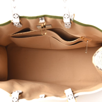 Louis Vuitton Monogram Giant Onthego GM Kaki Beige 5 of 9