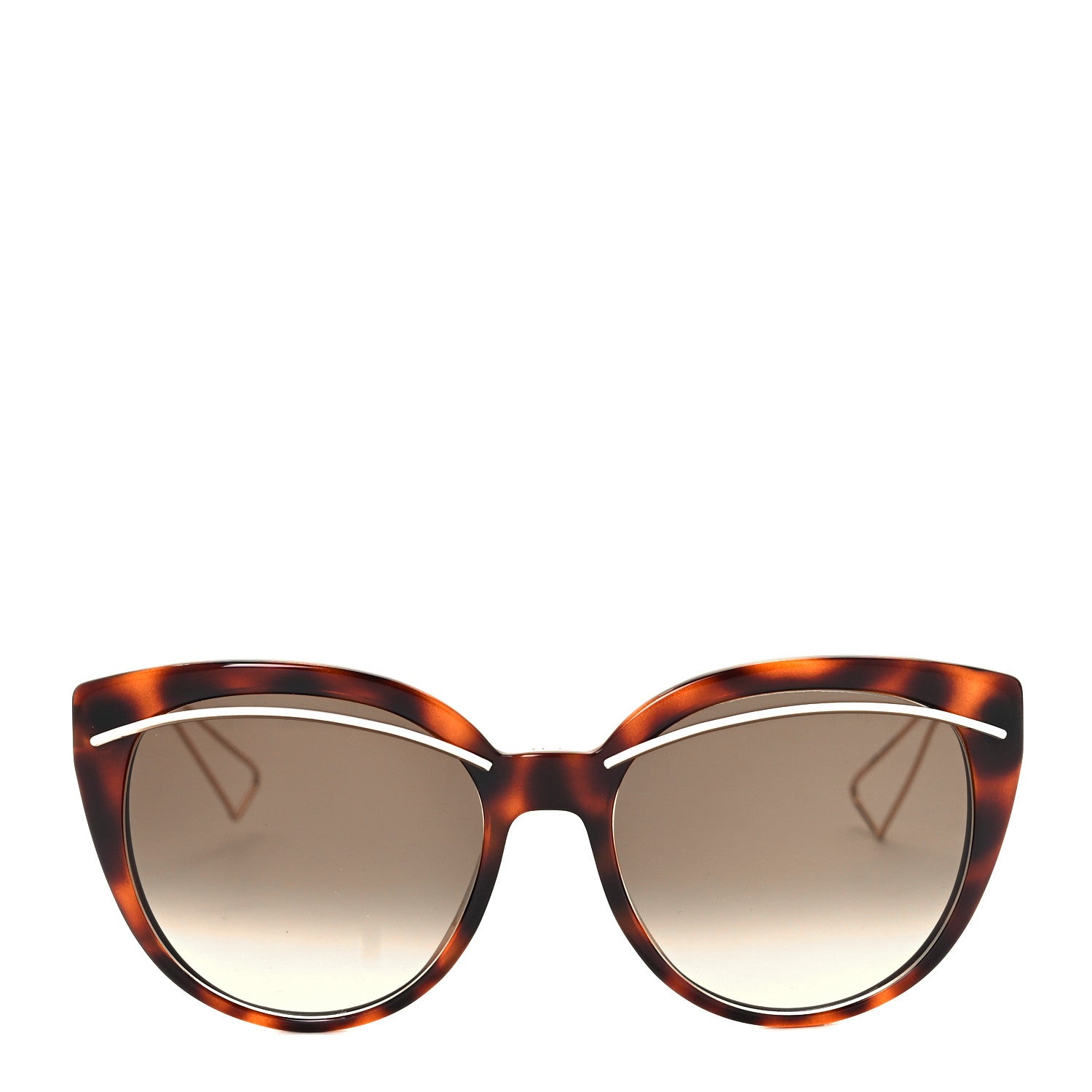 Christian Dior Cat Eye Liner Sunglasses Tortoise 2 of 7
