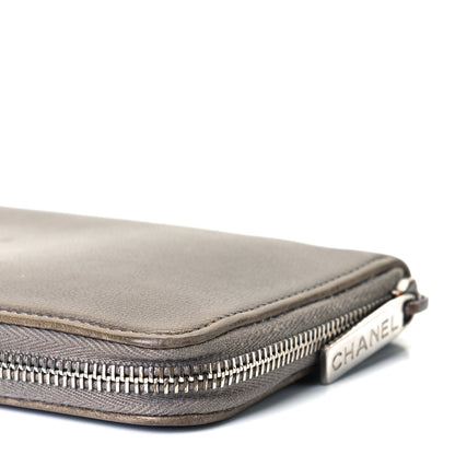 Chanel Caviar Large Sevruga Zip Around Wallet Lavender 13 of 16