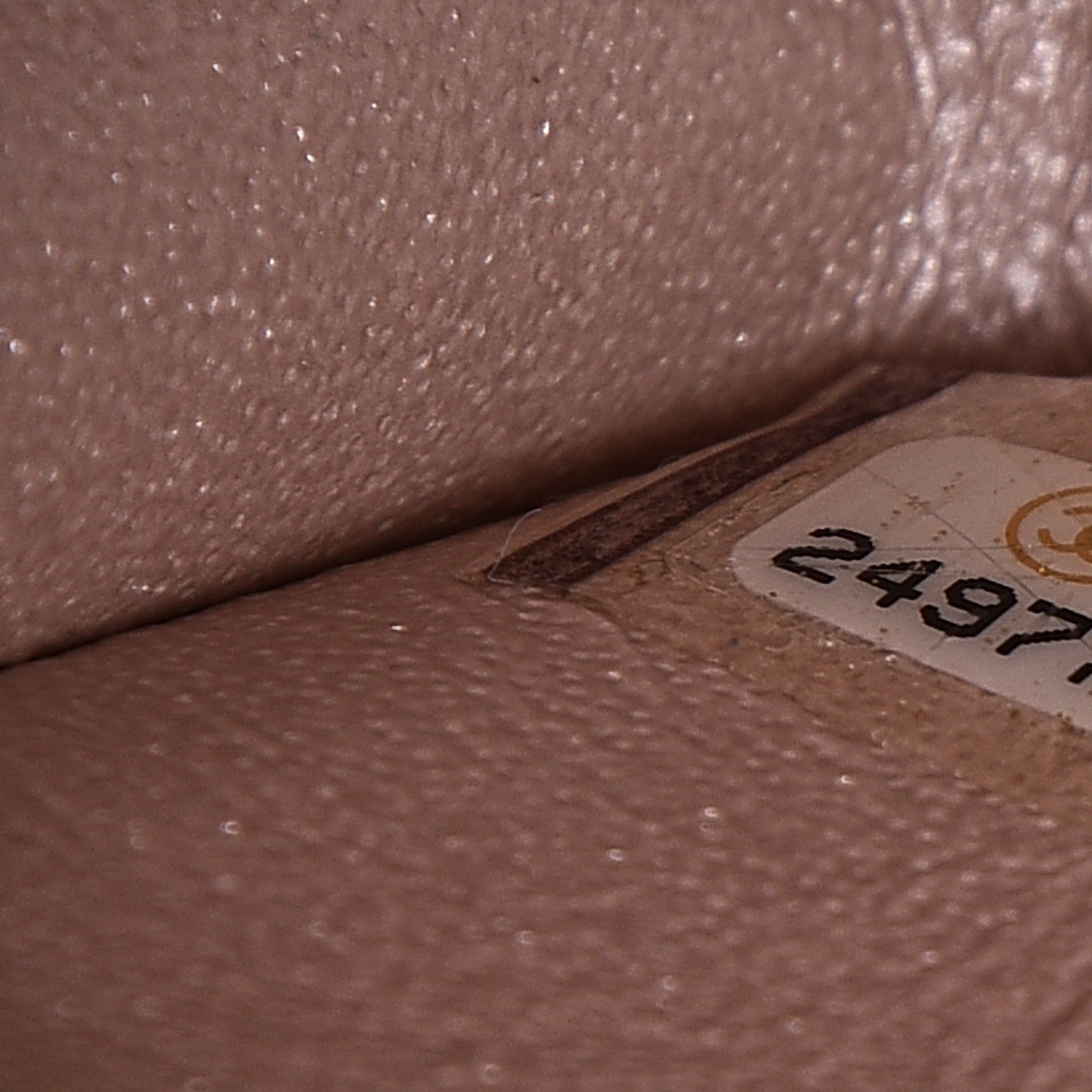 Chanel Metallic Caviar Chevron Quilted Medium Double Flap Light Gold 7 of 8