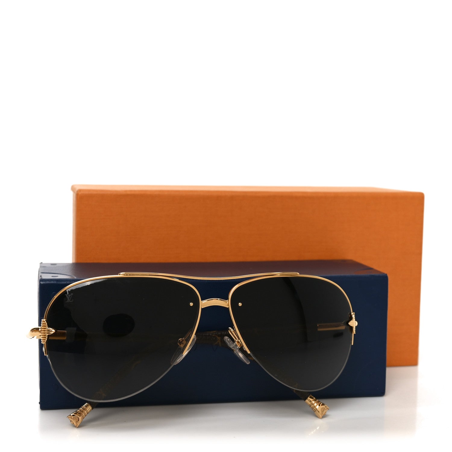 ヴィトン Louis Vuitton Monogram Petite Viola Pilote Aviator Sunglasses