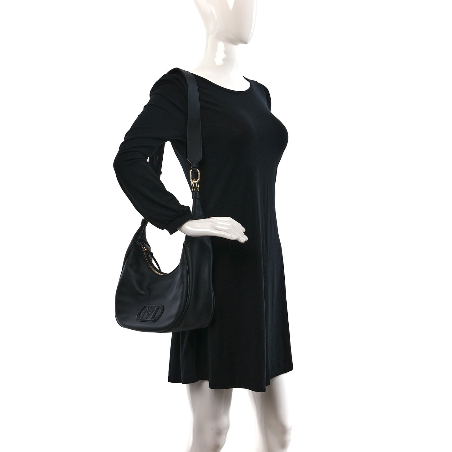 Nappa Mode Travia Medium Hobo Black