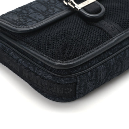 Christian Dior Oblique Jacquard Mini Dior 8 With Strap Black Multicolor 10 of 12