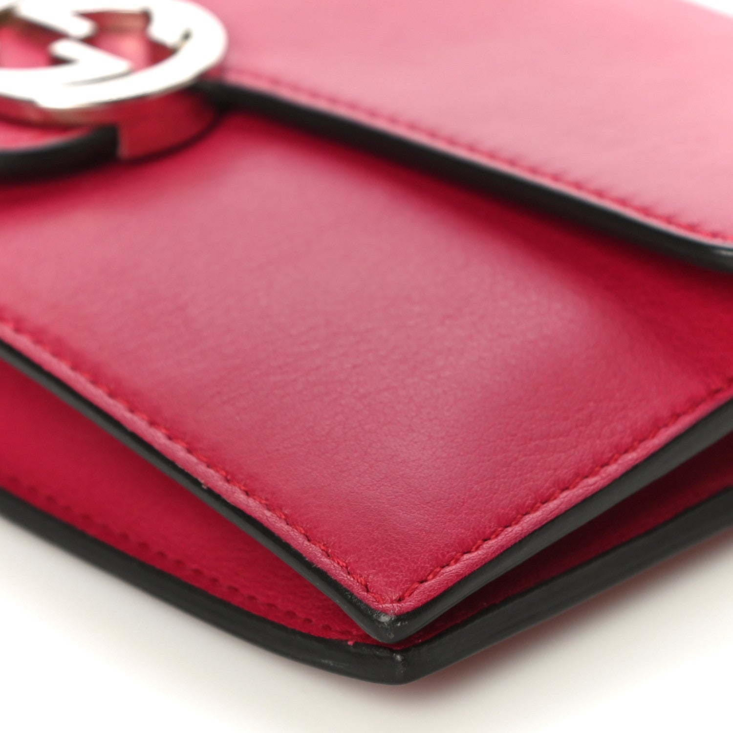 Gucci Calfskin Icon Wallet Red 9 of 13