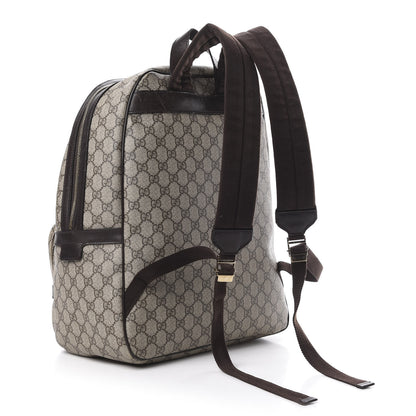 Gucci GG Supreme Monogram Large Day Backpack Brown 2 of 9