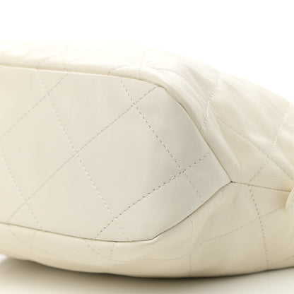 Chanel Calfskin Quilted Daily Hobo White 10 of 11