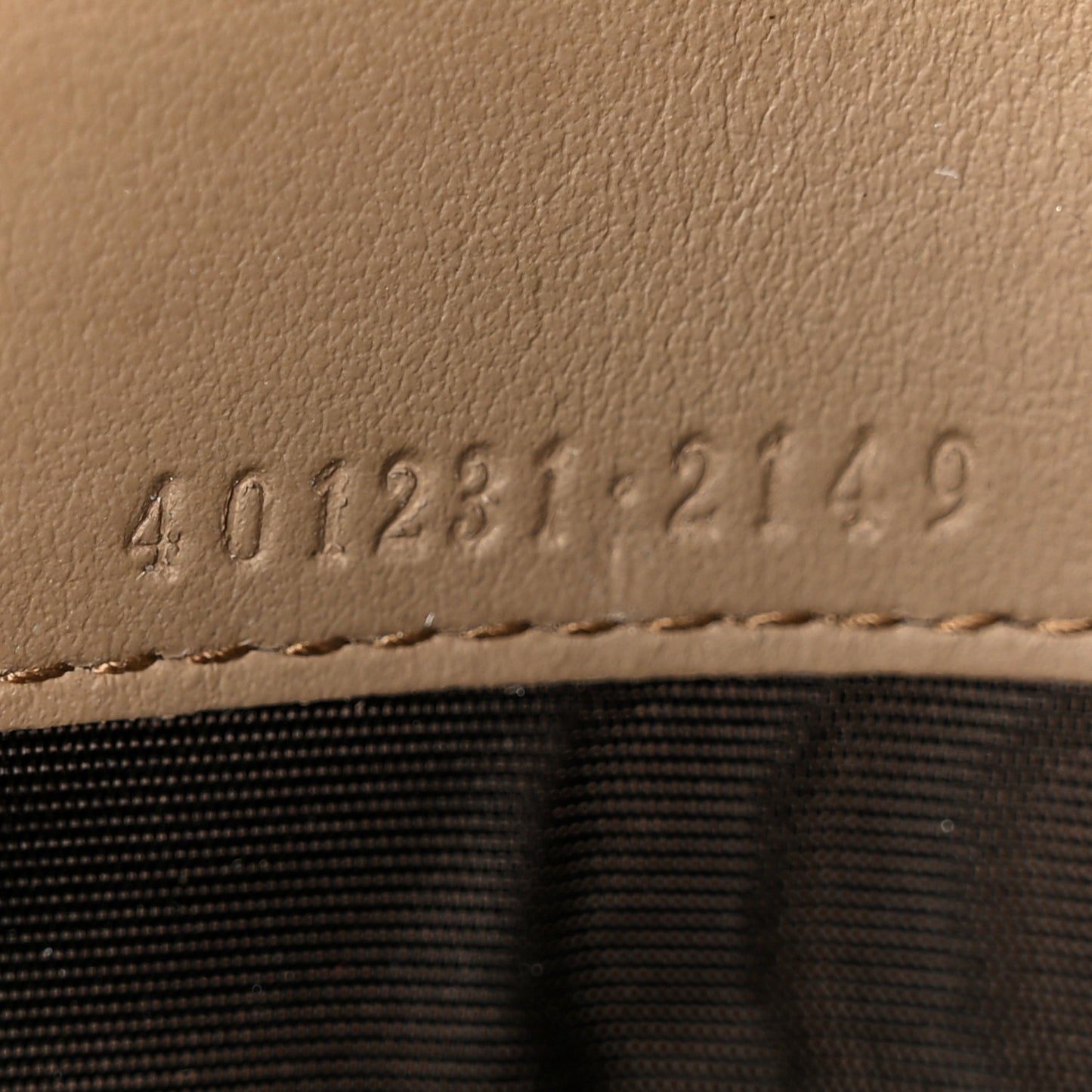 GG Supreme Monogram Mini Dionysus Chain Wallet Beige Taupe