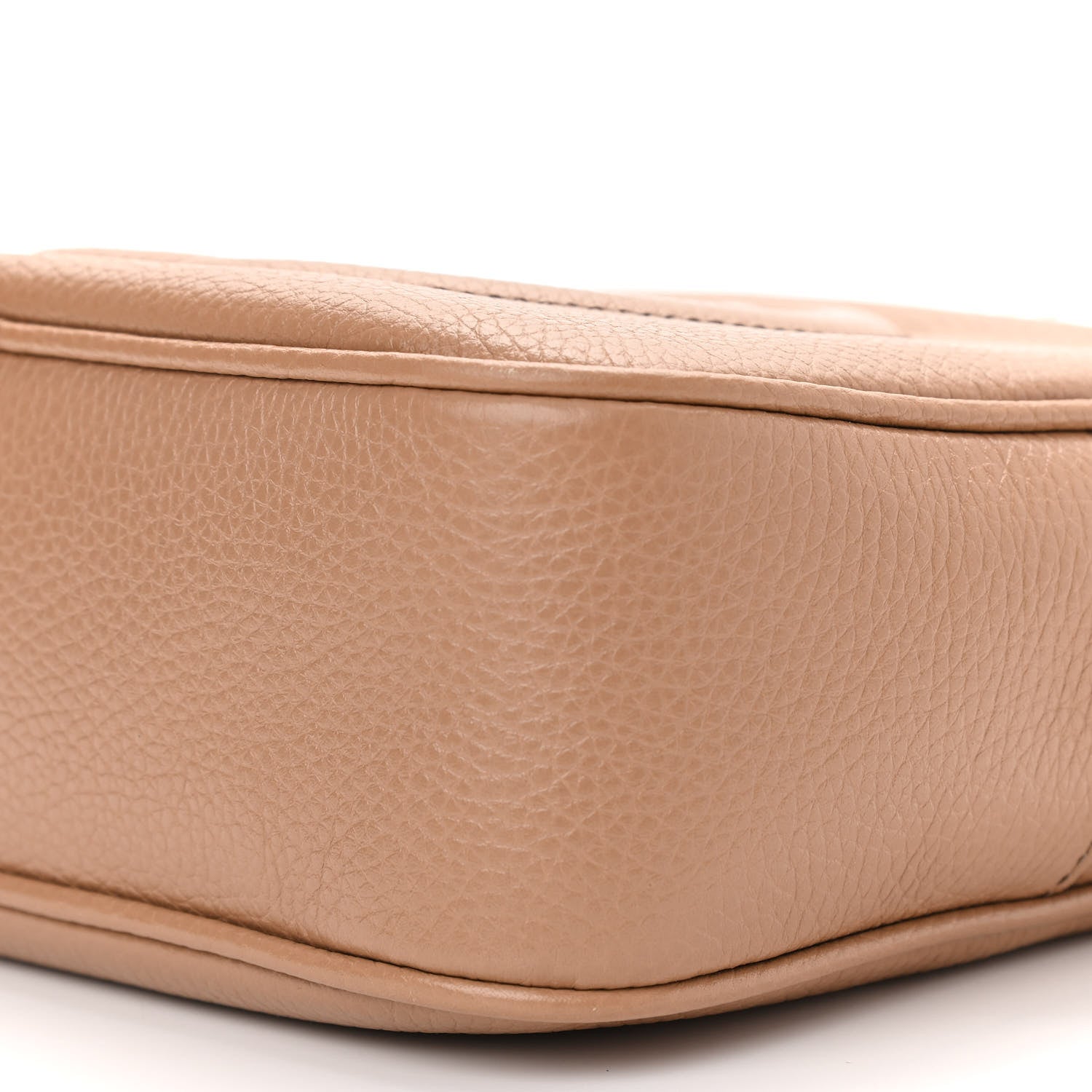 Gucci Pebbled Calfskin Small Soho Disco Bag Camelia 10 of 11