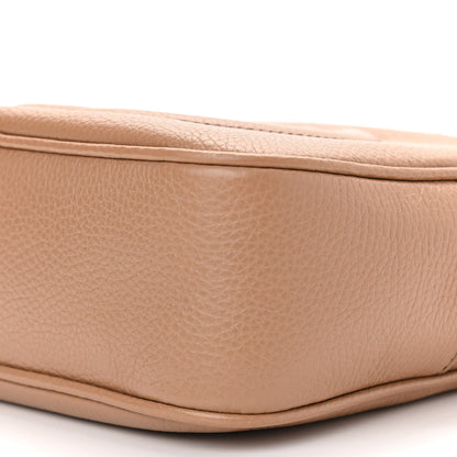 Gucci Pebbled Calfskin Small Soho Disco Bag Camelia 10 of 11
