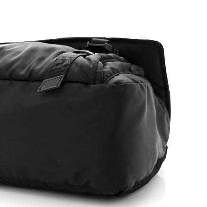 Prada Tessuto Nylon Logo Messenger Bag Black 11 of 11