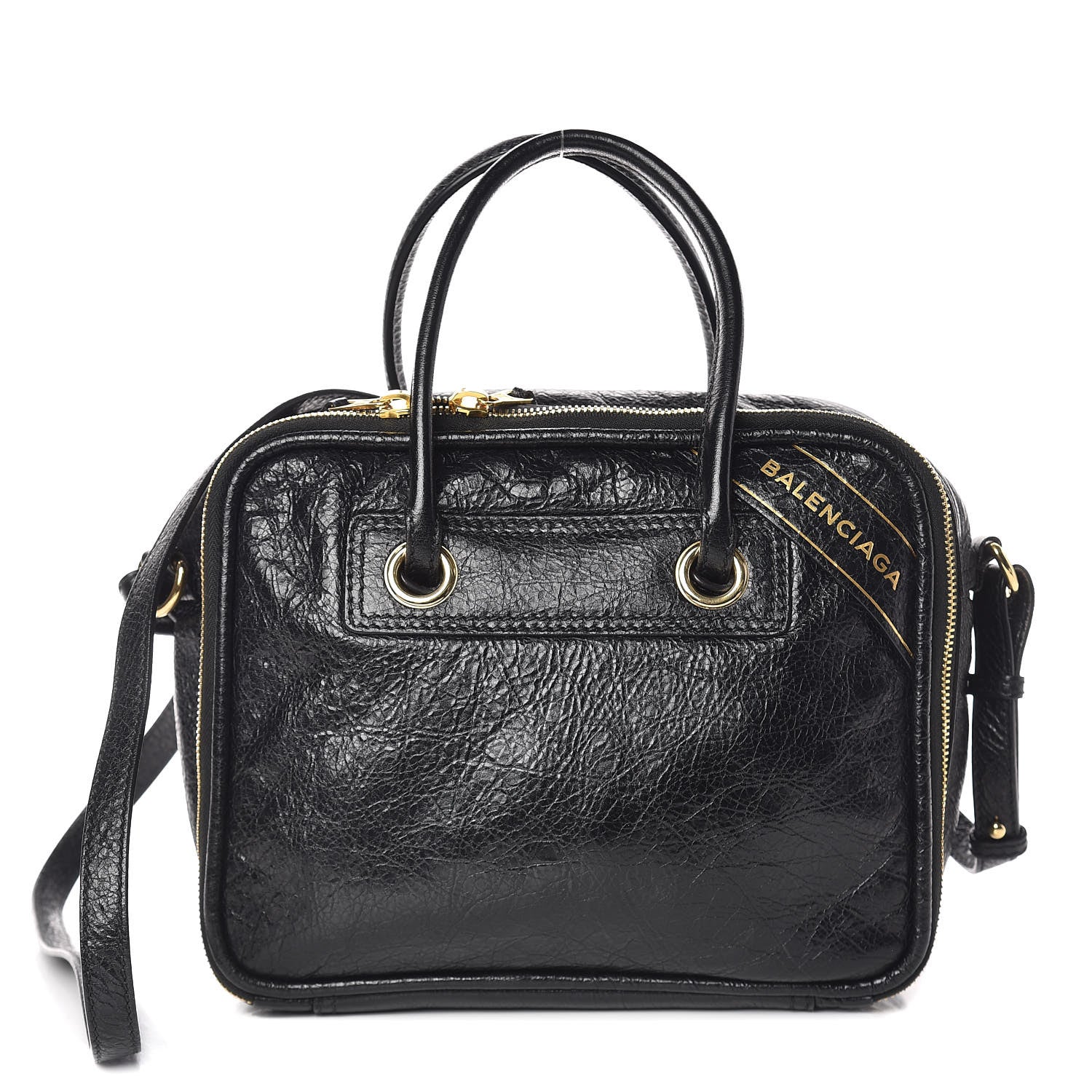 Balenciaga Agneau S Blanket Square Tote Black 1 of 10