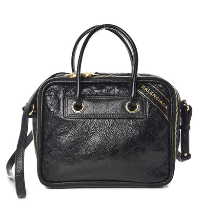 Balenciaga Agneau S Blanket Square Tote Black 1 of 10