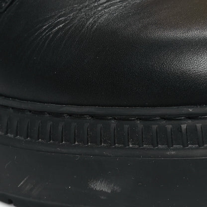 Fendi Vitello Fabric Jacquard FF Fendigraphy 50mm Biker Boots 39 Black Tobacco 11 of 12