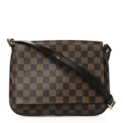 Louis Vuitton Damier Ebene Musette Tango Long Strap 1 of 9