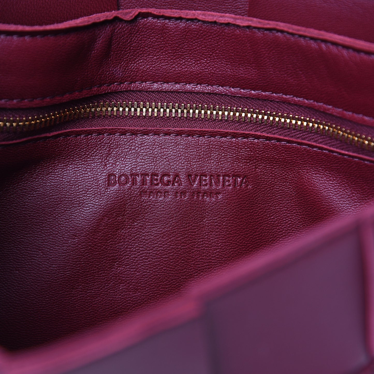 Nappa Maxi Intreccio Cassette Bag Bordeaux